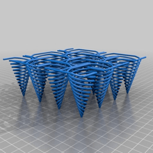 spirals stackable pattern art math 3d print model - Mito3D