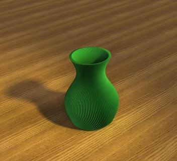 Spiralvase Vase Kunst Vasemode Design Modus 3d print model - Mito3D