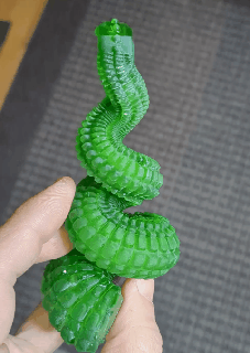 flèche serpent sculpture 3d print model - Mito3D