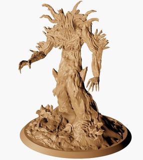 espíritu bosque arbol treant fantasía monstruo 3d print model - Mito3D
