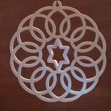 spirograph gyroscopic christmas ornament home decor 3d print model - Mito3D