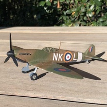 spitfire - scale 1 48 model aircraft assembly kit hobby wwii 3d print model - Mito3D