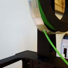 éclaboussure bobine filament retenue guider titulaire soutien souple lulzbot ninjaflex moitié flexible 3d_printer_accessories 3d print model - Mito3D
