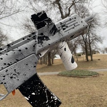 splatter verticale presa gioco pistola personalizzato gel blaster 3d print model - Mito3D