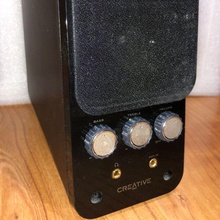 cannelures Créatif gigaworks t20 séries ii orateur potentiomètres parleur bouton potentiomètre 3d print model - Mito3D
