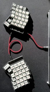 split Tastatur Hand verdrahtet Promicro verschiedene Arduino DIY einfach 3d print model - Mito3D