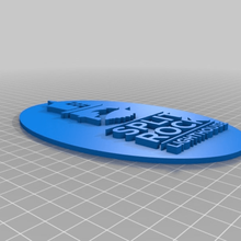 split rock farol logotipo oval ferramenta A impressão 3d 3d print model - Mito3D