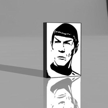 Spock star yürüyüş Lamba eğlence Led 3d print model - Mito3D