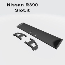Spoiler nissan r390 reproteger slotit fenda carro escalextrico chassis comício avant rali 3d print model - Mito3D