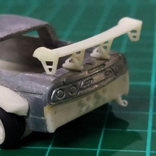 spoiler Sıcak tekerlekler araba geniş gövde Rocketbunny vücut kiti salgın onesixfour özel döküm ölçekli model Tomica Kyosho difüzör gt kanat şeyin önceden reklamı 3d print model - Mito3D