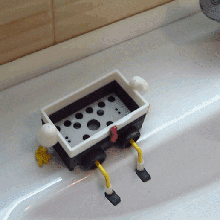 sponge-bob sponge holder 3d print model - Mito3D