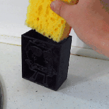 sponge bob esponja suporte 3d print model - Mito3D