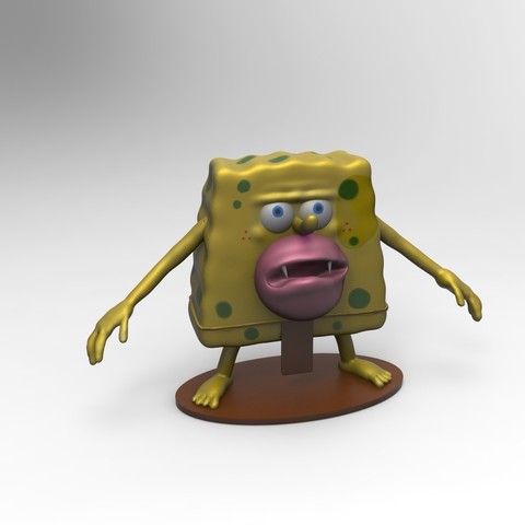sponge gar -esponja -bob sponja game bob square pants 3D print model - Mito3D