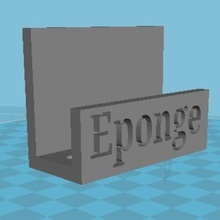 sponge holder home 3d print model - Mito3D