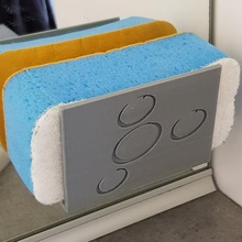 éponge titulaire la maison salle de bain 3d print model - Mito3D