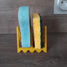 holder sponge - spugna titolare sponja schwammhalter casa la esponja 3d print model - Mito3D