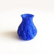 sponge vase 1 various conception ultimaker pla colorfabb ultra marine blue imprimante 3d impression fabrication 3d print model - Mito3D