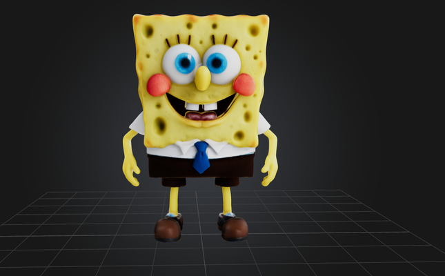 spongebob game 3d print model - Mito3D