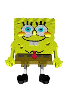 Bob Esponja esponja prumo conto 3d print model - Mito3D