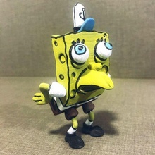 spongebob bird art sponge bob squarepants mocking meme toy kid 3d print model - Mito3D