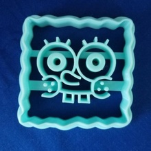 spongebob cookie cutter 3d print model - Mito3D