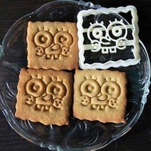 spongebob cookie cutter set patrician plankton gary squid cutters fondant bakery cookies 3d print model - Mito3D