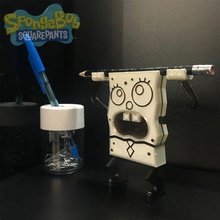 SpongeBob Gekritzel Kunst Schwamm Bob Schwammkopf Quadrat Hose franken stl drucken 3d print model - Mito3D