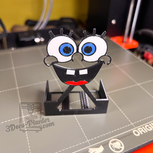 spongebob face sponge holder bobesponja sink kitchen art toy 3d print model - Mito3D