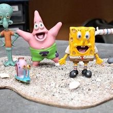 spongebob gang patrick plankton 3d print model - Mito3D