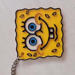 spongebob keychain Fashion bob sponge 3d print model - Mito3D