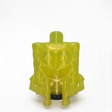 spongebob mouthpiece hookah bong shisha nozzle hoose bob sponge ball yellow water pineapple 3d print model - Mito3D