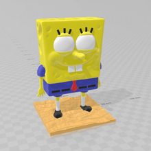 spongebob sand 3d print model - Mito3D