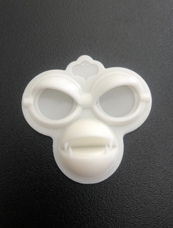 assustador Furby placa frontal pessoa estranha agrupar ímpar cara brinquedo arte addbody 3d print model - Mito3D