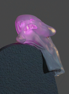 spaventoso fantasma impostato 3 1 Halloween decorazione giocattolo 3d print model - Mito3D