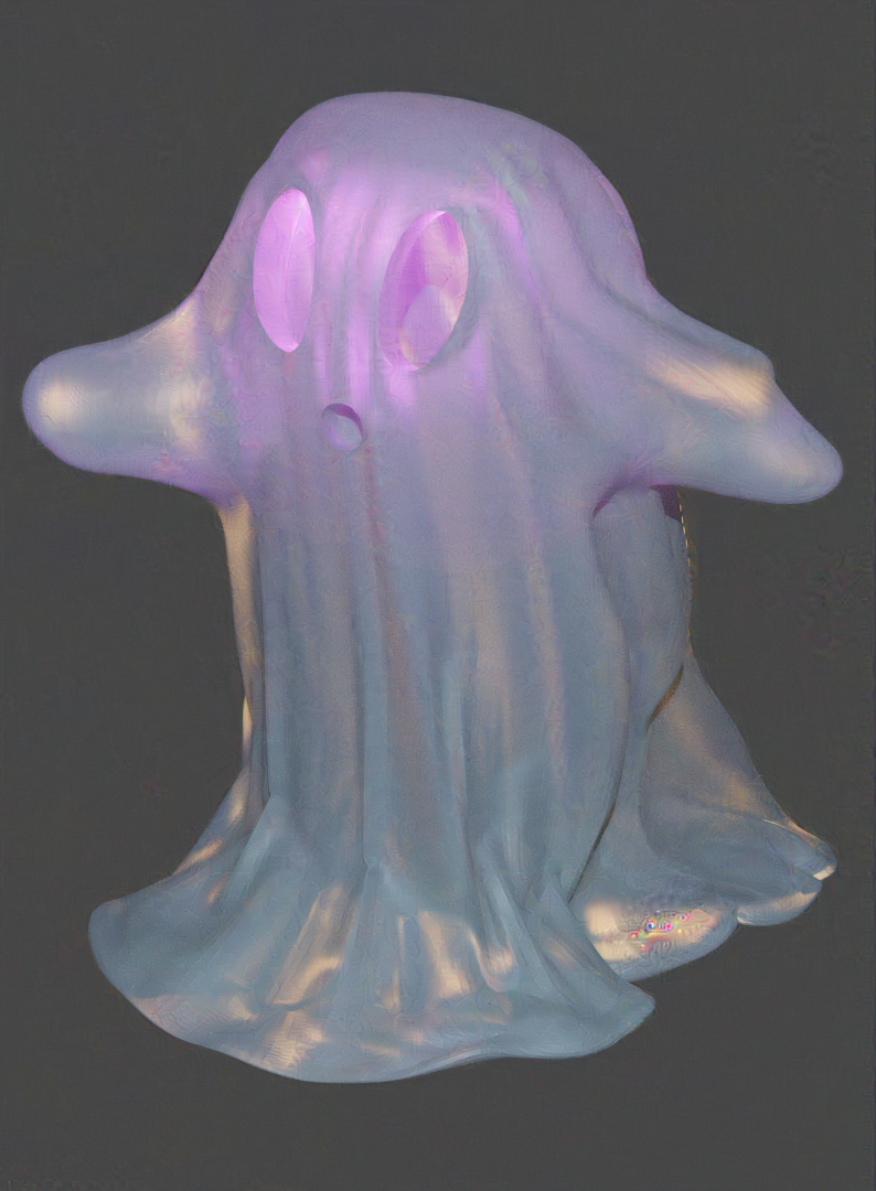 gruslig Geist einstellen 3 4 Kunst Halloween Dekoration Spielzeug 3D print model - Mito3D