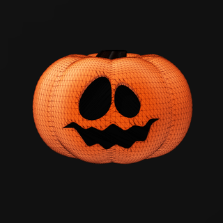 spooky halloween pumpkin 3d file files 3d print model - Mito3D