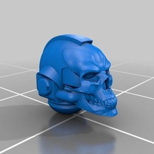 ürpertici skull headed rahip kask 40k Ordu bitz papaz karanlık melekler baş hq birim Önder sadık savaş oyunu Warhammer oyunlar 3d print model - Mito3D
