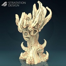 spooky tree fantasy rpg warhammer miniature boardgame tabletop cthulhu wargame dungeon dnd pathfinder 3d print model - Mito3D