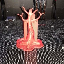 spaventoso albero gioco divertimento Halloween puntello oggetti scena 3d print model - Mito3D