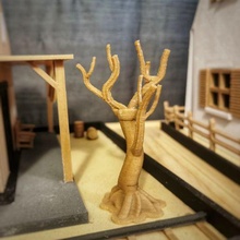 assustador torcido árvore gadget miniatura deco panorama 3d print model - Mito3D