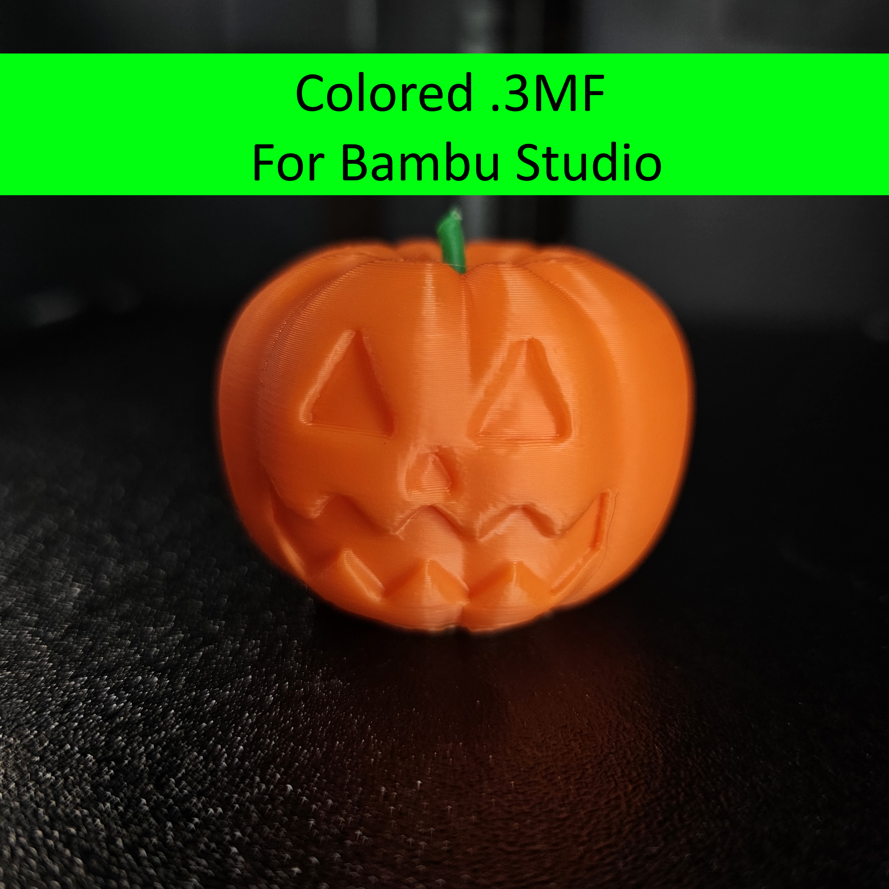 Spookypumpkin colored3mf 3D print model - Mito3D