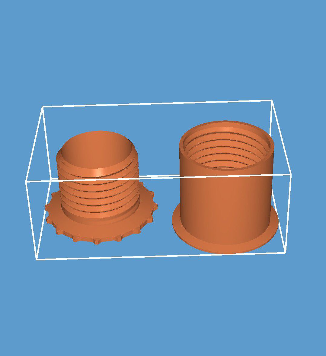 spool connector coil 3D print model - Mito3D