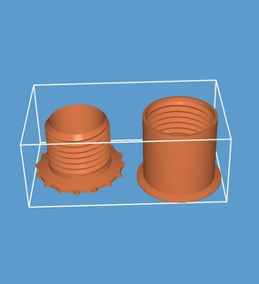 carrete conector bobina 3d print model - Mito3D