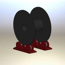 carrete soporte herramienta filamento makibox montar 3d impresora accesorios 3d print model - Mito3D