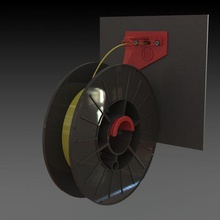 spool holder - makerbot z18 3d print model - Mito3D