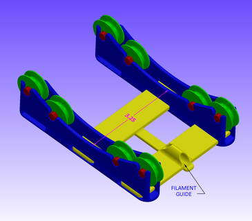 spool holder adjustable filament guide portable compact tool 3d print model - Mito3D