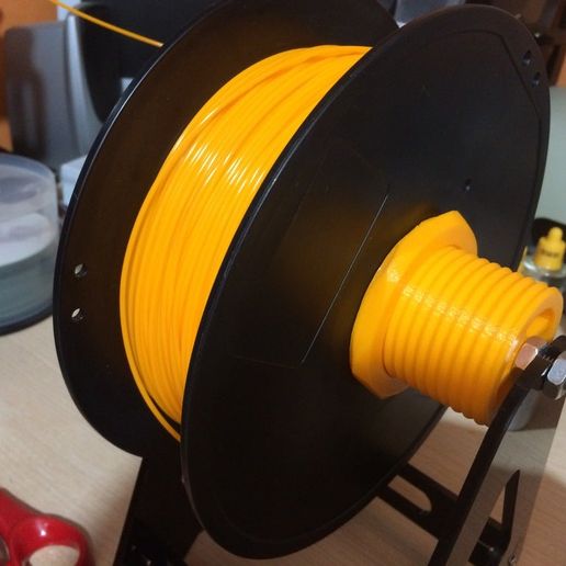 carretel suporte filamento guia ferramenta prusa i3 reprap 3d impressora acessórios 3D print model - Mito3D