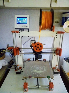 carretel suporte prusa i3 filamento porta bobinas 3d impressora acessórios 3d print model - Mito3D