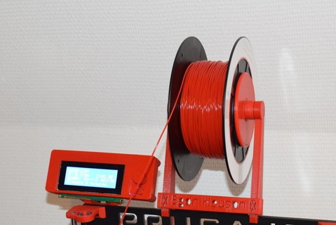 spool holder prusa i3 - bearing 608zz 608 ball bq hephestos filament 3d printer accessories 3d print model - Mito3D
