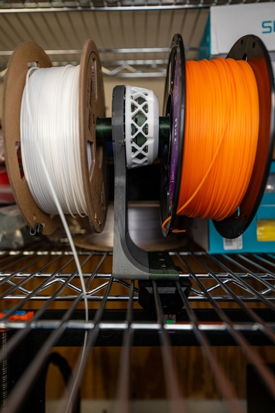 spool holder wire shelves filament 3d printer accessories 3d print model - Mito3D